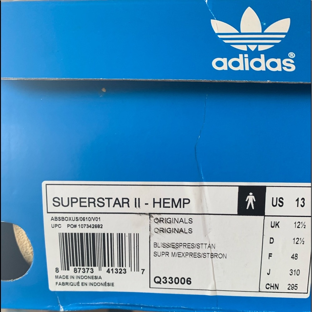 Adidas superstar hemp